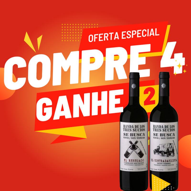 Compre 4 e Ganhe 2 